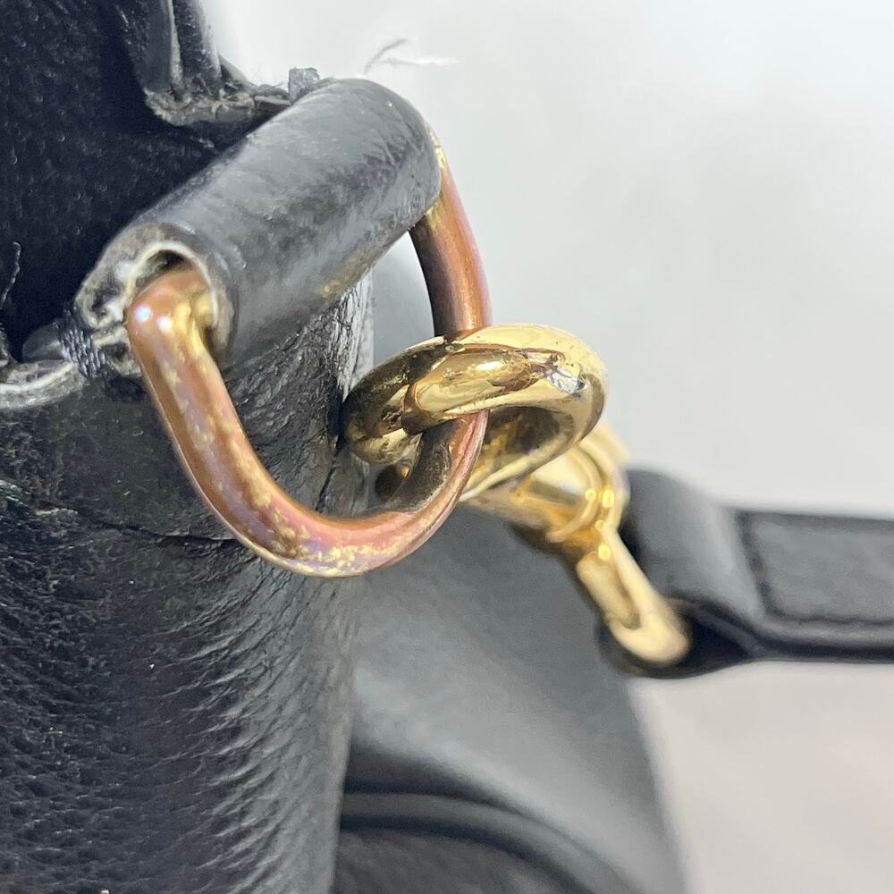 Marc Jacobs Empire City Mini Messenger Crossbody Black Leather Gold Hardware - Picture 11 of 15